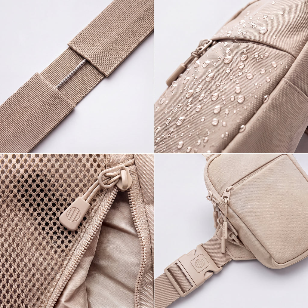 Sacoche Advance Beige Dune - Détails techniques